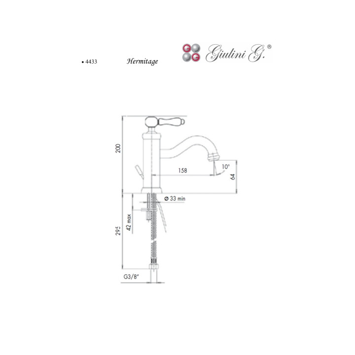 Bateria umywalkowa Giulini G. Hermitage- sanitbuy.pl