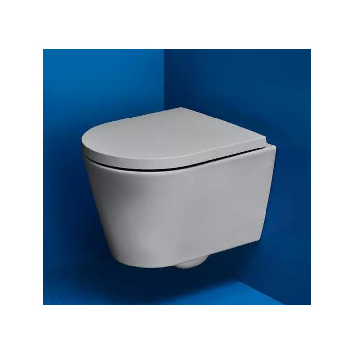 Miska wisząca WC Laufen Kartell by Laufen, 49x37cm, rimless, zaokrąglona, biały