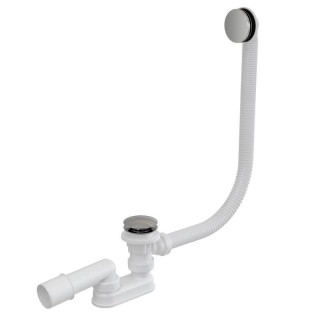 Syfon wannowy Riho Alcaplast, klik-klak, 130cm, chrom