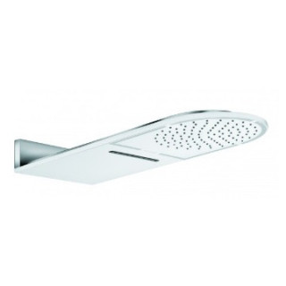 Głowica/deszczownica z kaskadą Kludi A-QA 250mm - biała