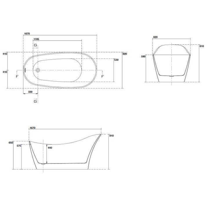 Wanna Kerasan Aquatech wolnostojaca