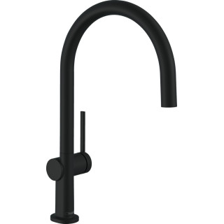 Bateria kuchenna Hansgrohe Talis M54 220 1jet, stojąca, obracana wylewka, czarny mat