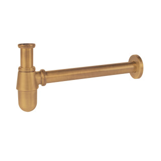 Odpływ umywalkowy Tres, click-clack, 40mm, 24-K złoto matowe