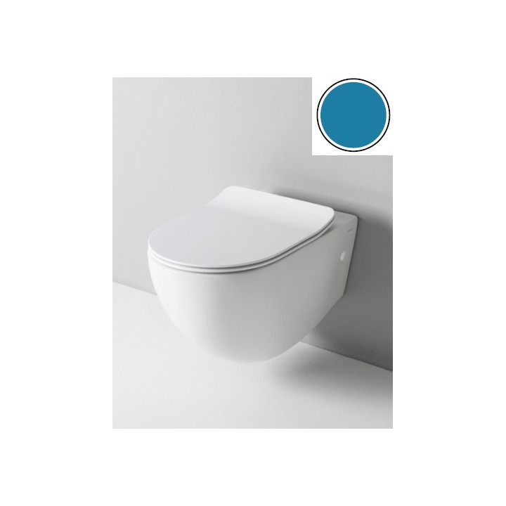 Miska wisząca Artceram File 2.0, bez kołnierza, 52x36cm, zync yellow 