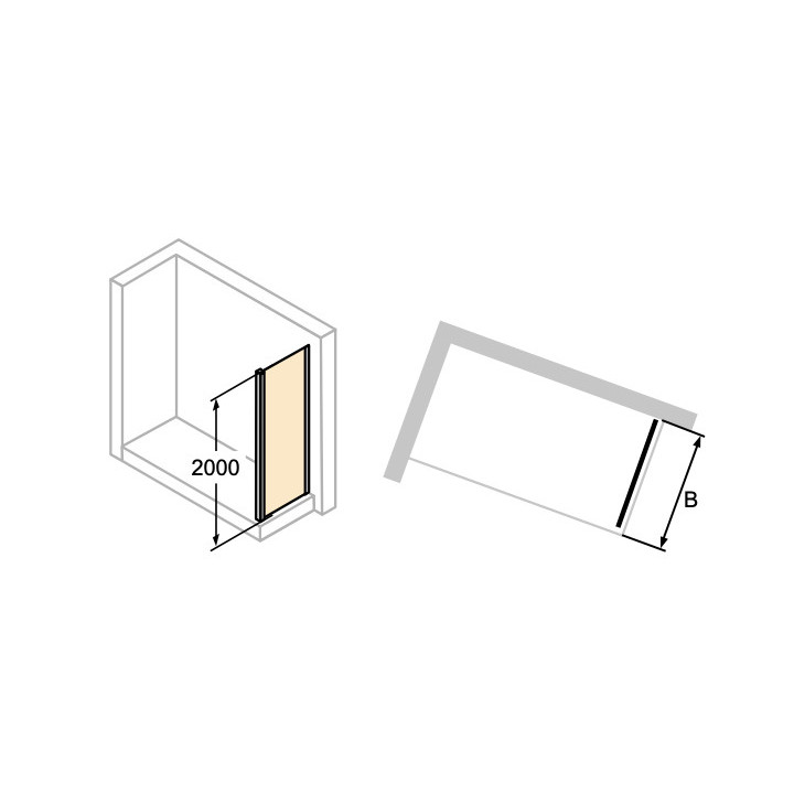 Kabina narożna kwadratowa Huppe Classics 2 Gold Edition, 90x90cm, drzwi suwane 2-częściowe, Anti-Plaque, profil złoty