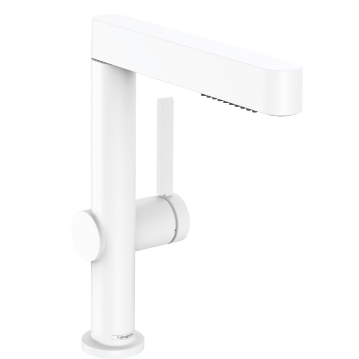 Bateria umywalkowa Hansgrohe Finoris, stojąca, jednouchwytowa, wysokość 182mm, komplet odpływowy, chrom