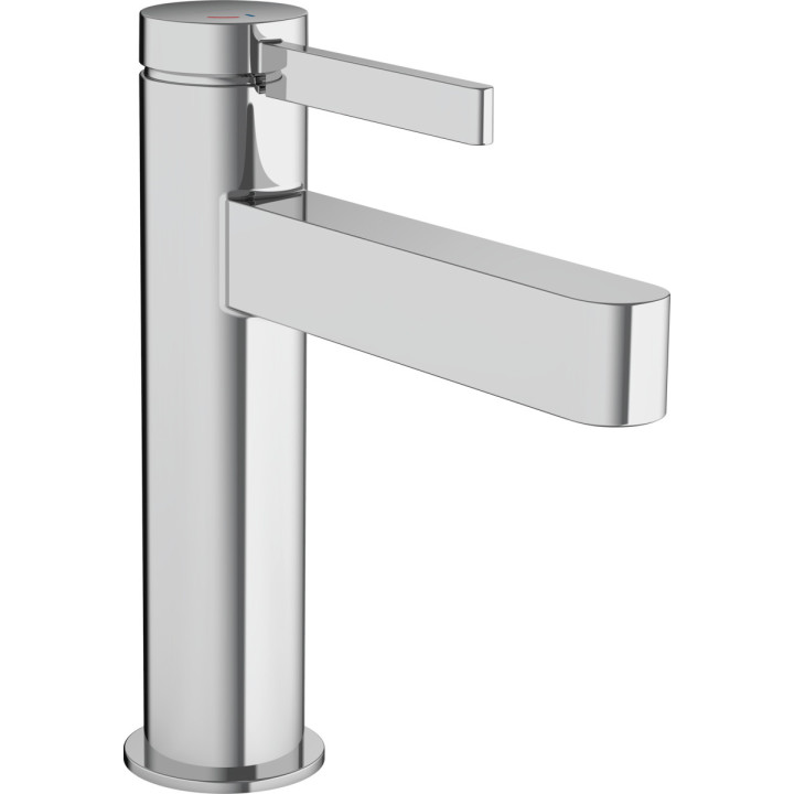 Bateria umywalkowa Hansgrohe Finoris, stojąca, jednouchwytowa, wysokość 182mm, komplet odpływowy, chrom