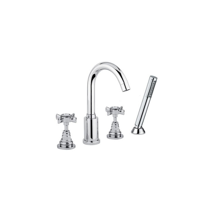 Bateria wannowa 4- otworowa Giulini G. G5 kompletna- sanitbuy.pl