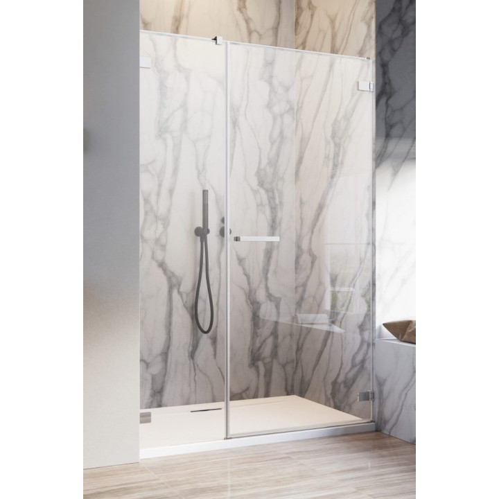 Drzwi prysznicowe do wnęki Radaway Arta QL DWS, prawe, na wymiar, 700-1500mm, szkło przejrzyste, profil chrom