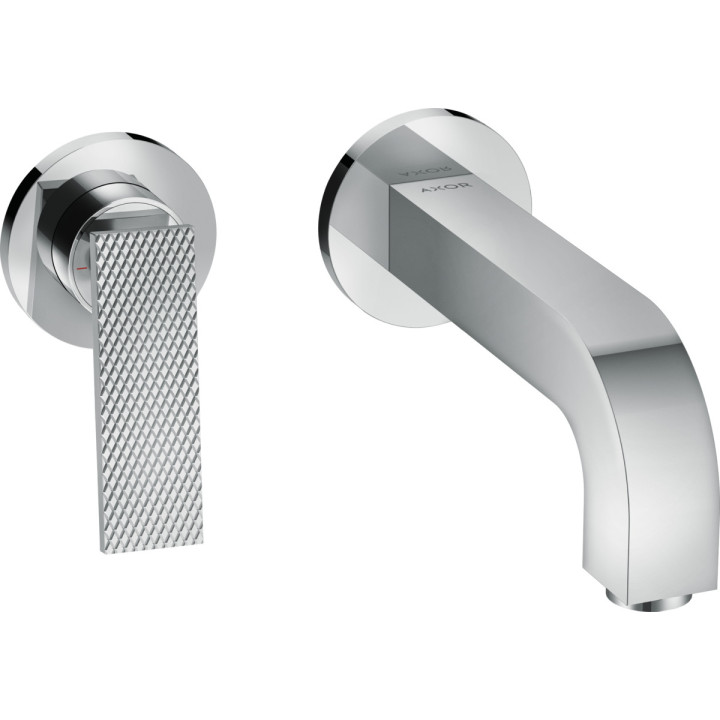 Bateria umywalkowa 2-otworowa Axor Citterio, podtynkowa, wylewka 220mm, uchwyt dźwigniowy, chrom