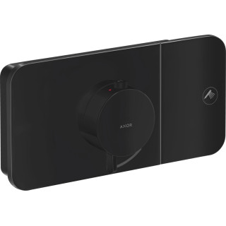Moduł termostatyczny Axor One, podtynkowy, 1 odbiornik wody, element zewnętrzny, czarny mat
