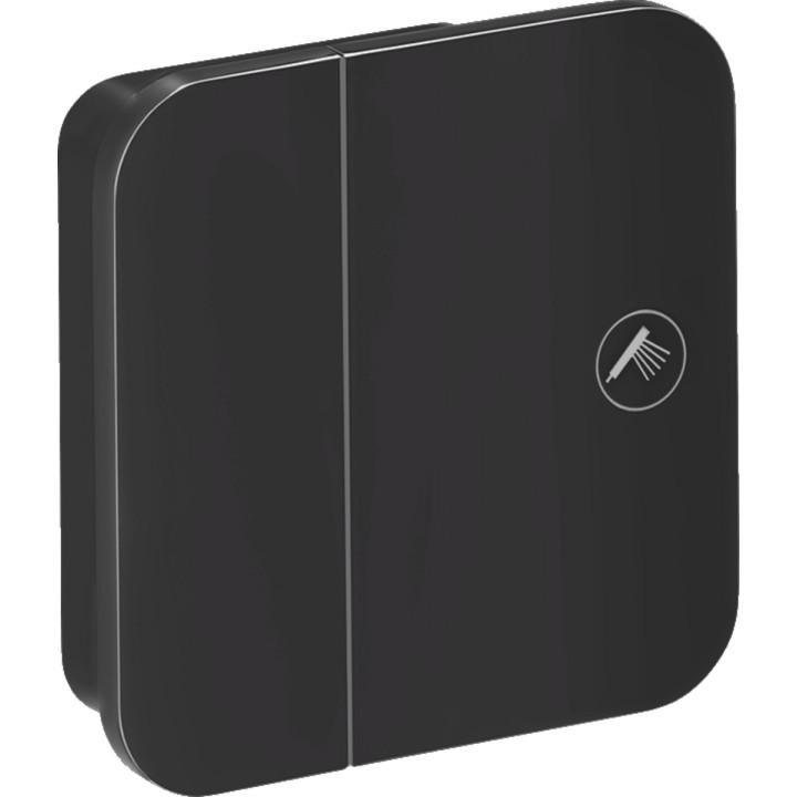Moduł termostatyczny Axor One, podtynkowy, 3 odbiorniki wody, element zewnętrzny, czarny mat