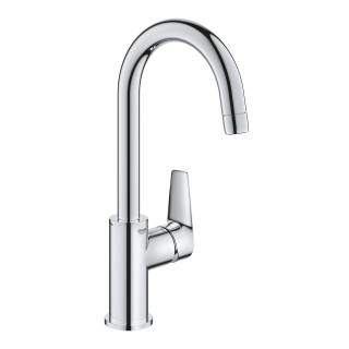 Bateria umywalkowa Grohe BauEdge, stojąca, wysokość 311mm, DN 15, rozmiar L, korek push-open, chrom
