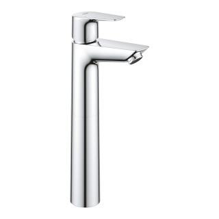 Bateria umywalkowa Grohe BauEdge, stojąca, wysokość 164mm, DN 15, rozmiar M, korek automatyczny, chrom
