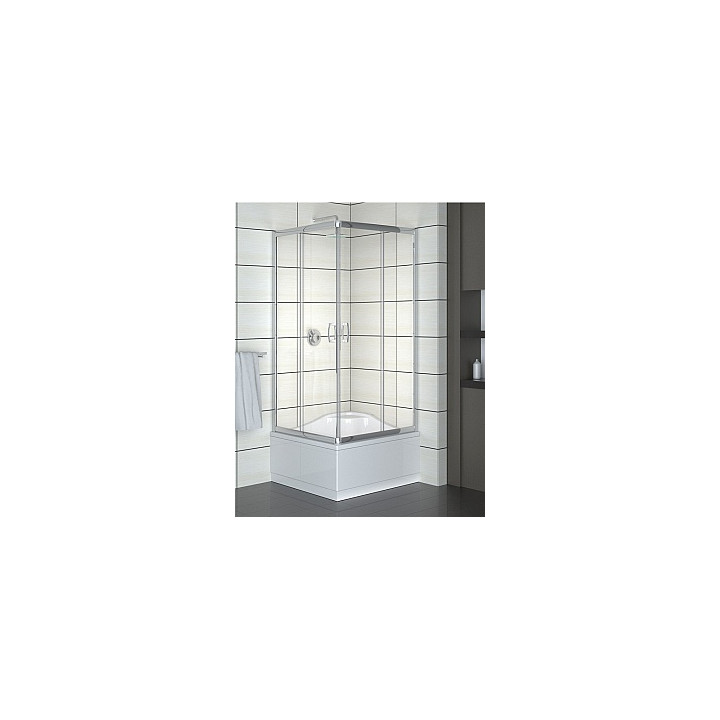 Kabina Dolphi Radaway Premium Plus C1700 800x800 mm kwadratowa z drzwiami dwuczęściowymi, szkło fabric