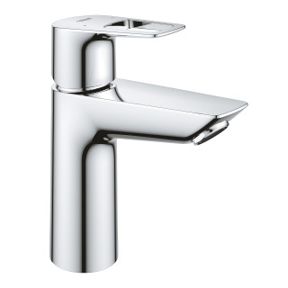 Bateria umywalkowa Grohe BauLoop, stojąca, wysokość 164mm, DN 15, rozmiar M, korek automatyczny, chrom