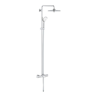 System prysznicowy Grohe Euphoria System 260, natynkowy, bateria termostatyczna, 2 wyjścia wody, chrom