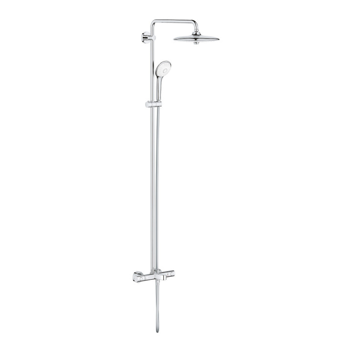 System prysznicowy Grohe Euphoria System 260, natynkowy, bateria termostatyczna, 2 wyjścia wody, chrom
