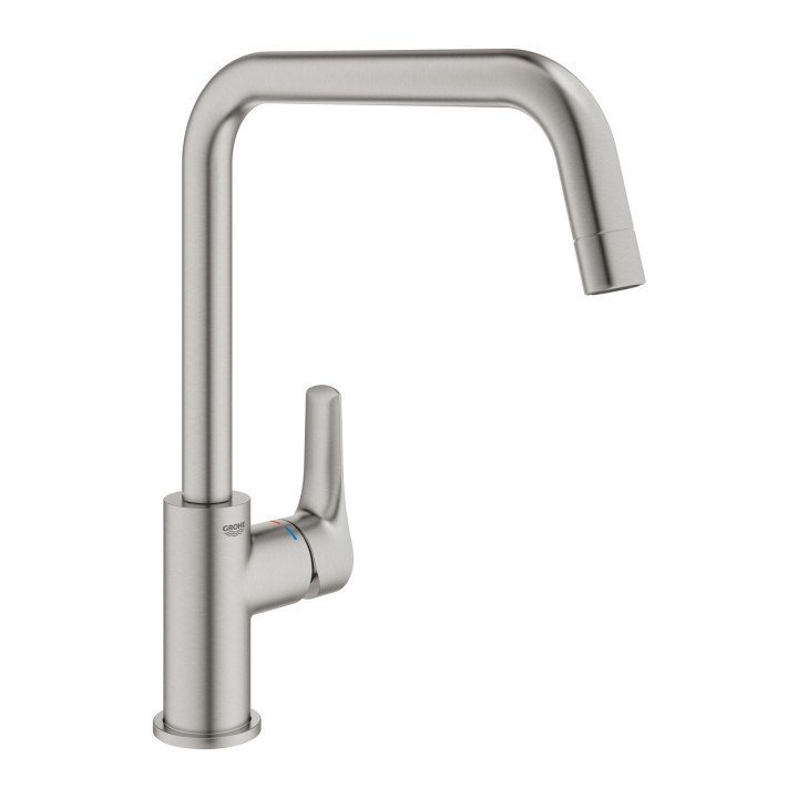 Bateria zlewozmywakowa Grohe Eurosmart, wysokość 339mm, DN 15, obracana wylewka 183mm, chrom