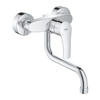 Bateria zlewozmywakowa Grohe Eurosmart, natynkowa, DN 15, obracana wylewka 216mm, chrom