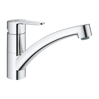 Bateria zlewozmywakowa Grohe BauEdge, wysokość 193mm, DN 15, obracana wylewka 222mm, chrom