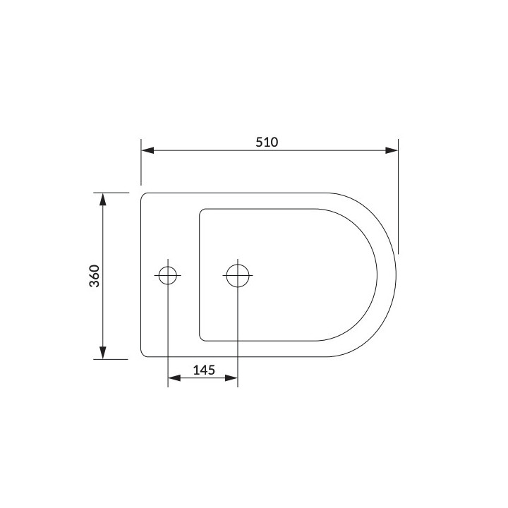 Miska wisząca WC Omnires Tampa, 52x36cm, bezkołnierzowa, z deską wolnoopadającą, biały połysk
