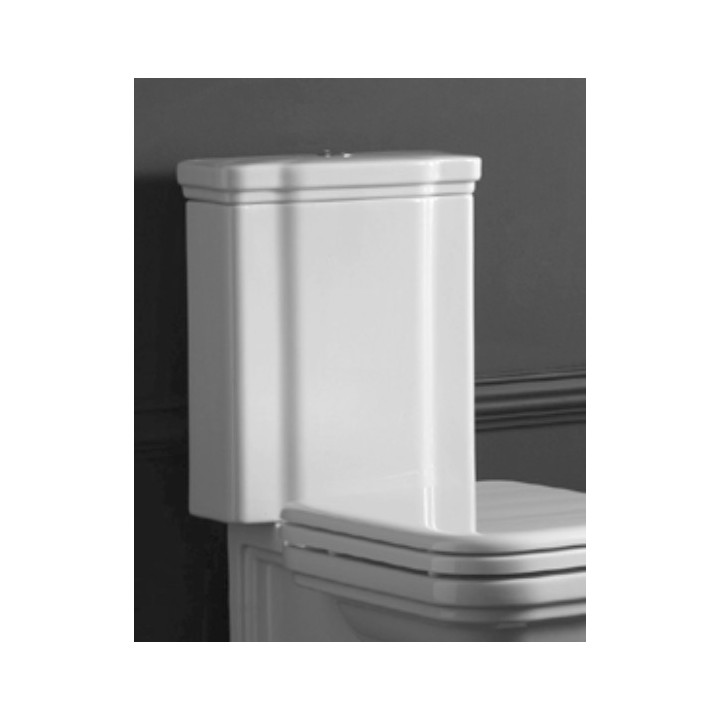 Miska do kompaktu WC Kerasan Waldorf, 68x40cm, biała