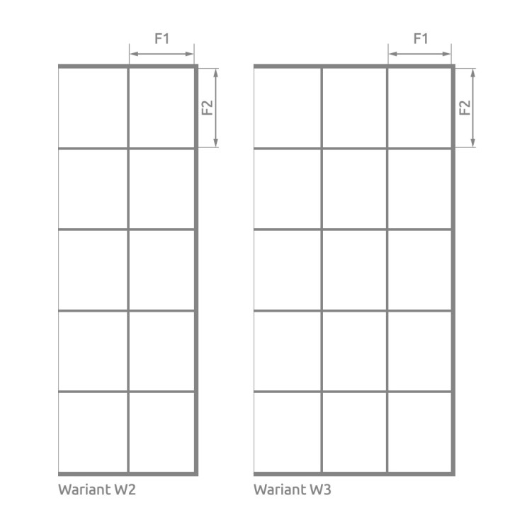 Front do kabiny prysznicowej Radaway Nes 8 Black KDS I 140,  drzwi lewe, szkło przejrzyste, 1400x2000mm, czarny profil