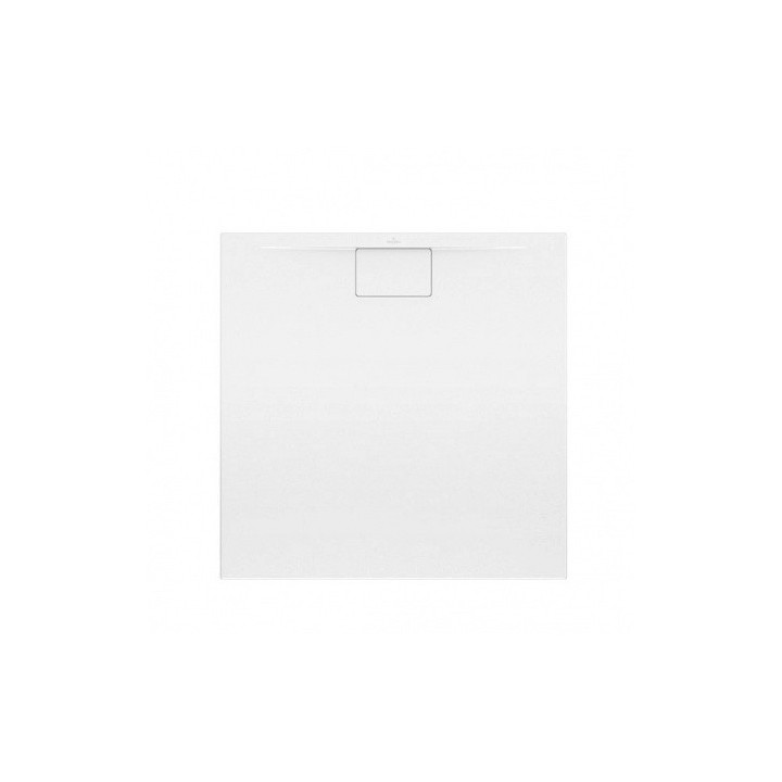 Villeroy & Boch Architectura MetalRim Brodzik kwadratowy 90x90x1,5 cm z akrylu, biały Weiss Alpin