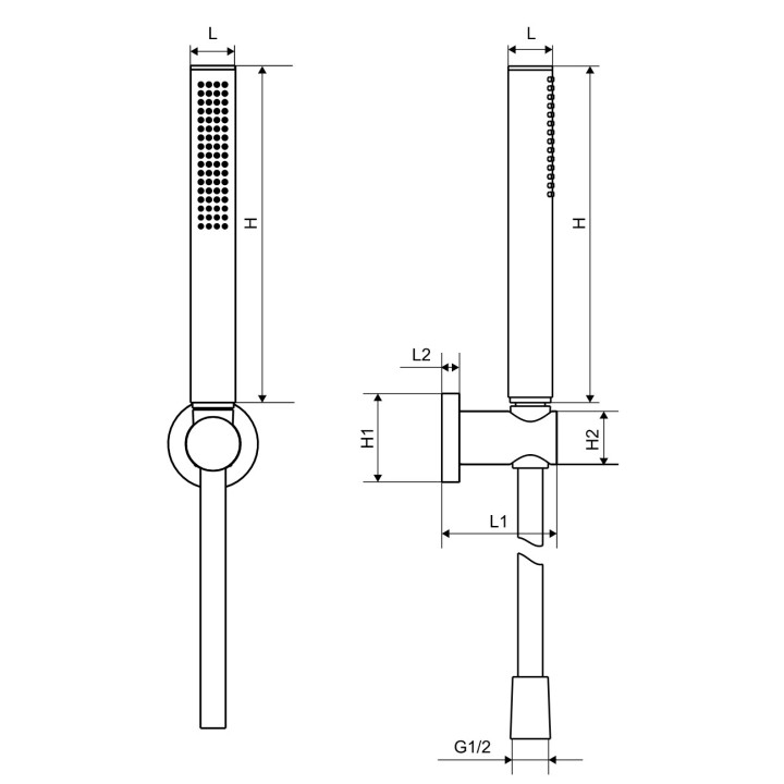 Bateria wannowa Excellent Pi, natynkowa, 2 wyjścia wody, wylewka 158mm, złoty