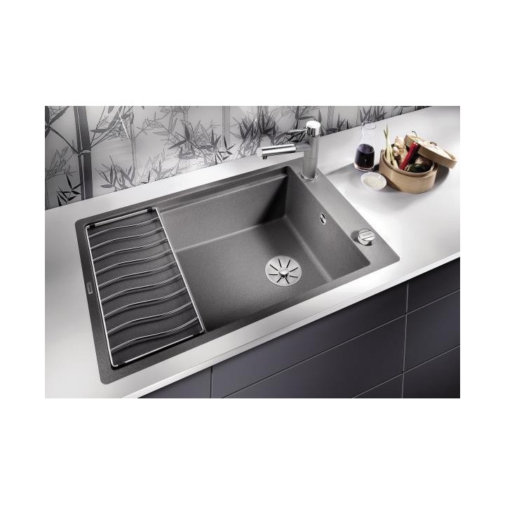 Zlewozmywak Blanco Elon XL 6 S Silgranit PuraDur odwracalny, antracyt, bez korka automatycznego