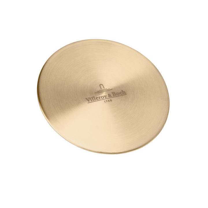 Osłona zaworu Villeroy & Boch, stal nierdzewna, złoto