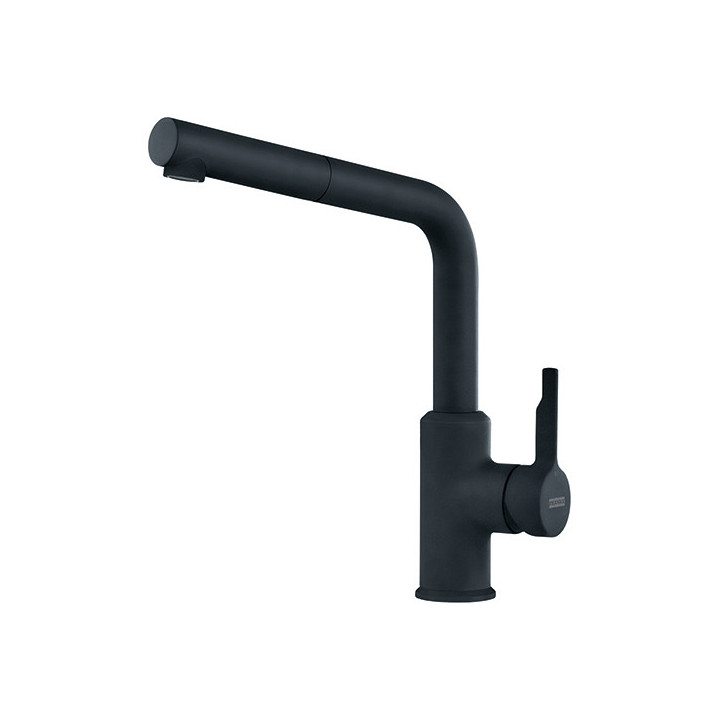 Bateria kuchenna Franke Urban, stojąca, wysokość 294mm, wyciągana wylewka, czarny mat