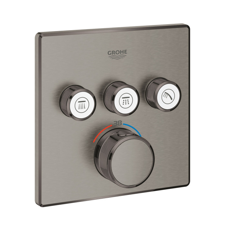 Bateria termostatyczna Grohe Grohtherm SmartControl 2-odbiorniki wody chrom - sanitbuy.pl