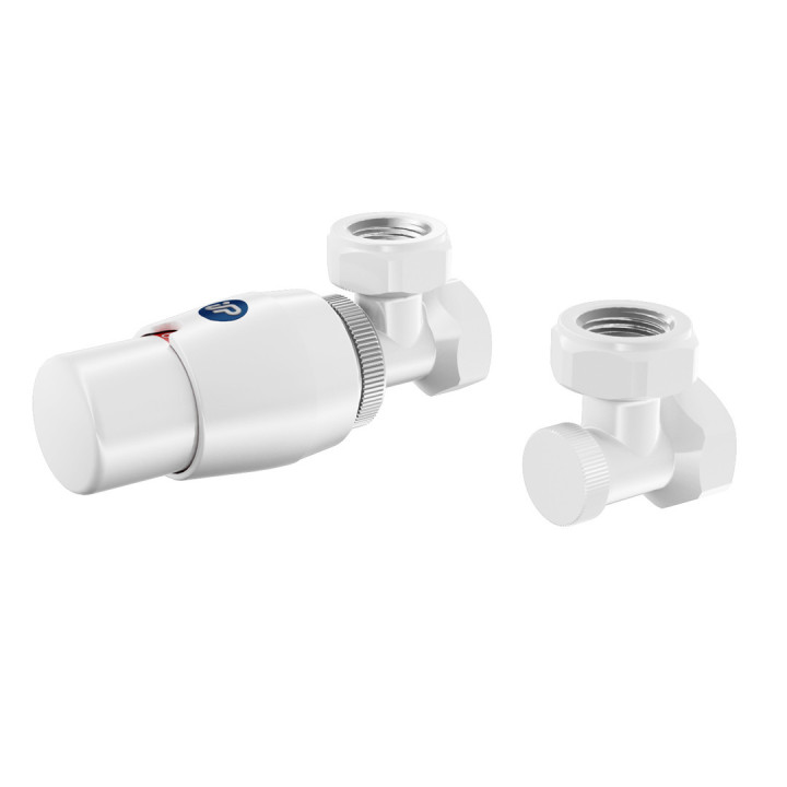 Zestaw łazienkowy Instal Projekt Z9 kątowy mini, na instalację pex - biały- sanitbuy.pl