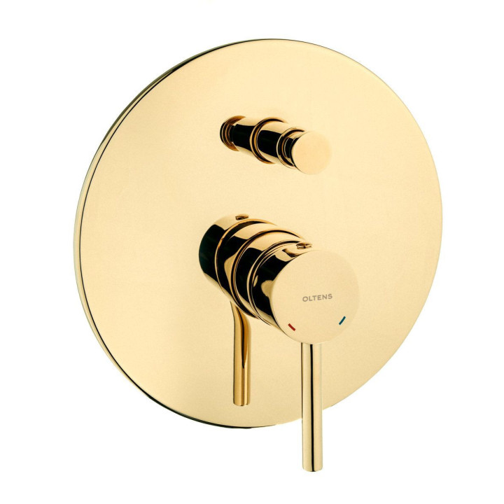 Bateria natryskowa Oltens Molle, podtynkowa, jednouchwytowa, 2 wyjścia wody, chrom