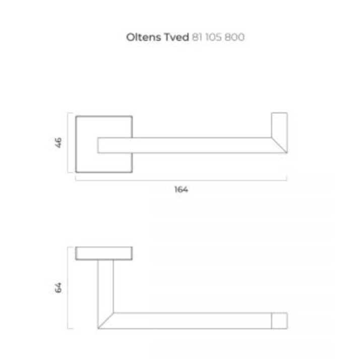 Uchwyt na papier Oltens Tved, ścienny, bez osłony, złoty
