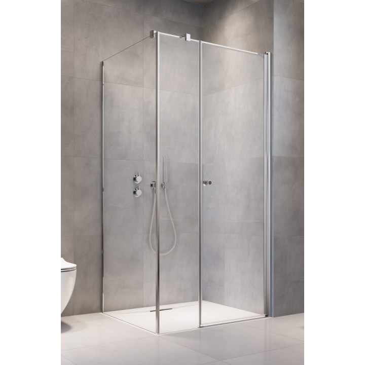 Drzwi prysznicowe Radaway Nes Black KDS II 120, lewe, 1200x2000mm, profil czarny