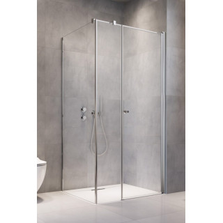 Drzwi prysznicowe Radaway Nes Black KDS II 120, lewe, 1200x2000mm, profil czarny