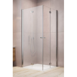 Kabiny prysznicowa Radaway Eos KDJ B, lewa, 80x80cm, szkło przejrzyste, profil chrom