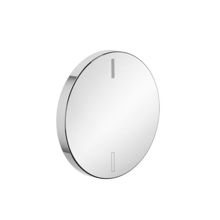 Nakładka na uchwyt baterii umywalkowej Dornbracht CYO, oznaczenie ciepło/zimno, chrom