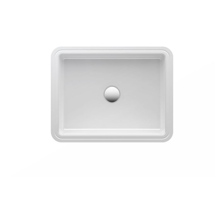 Umywalka podblatowa Laufen Savoy, 44x33cm, z przelewem, bez otworu na baterię, biała