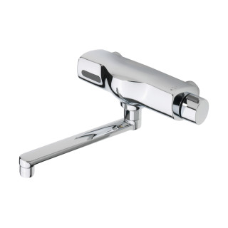 Bezdotykowa bateria umywalkowa Oras Electra, stojąca, wylewka 96mm, Bluetooth, 6 V, chrom