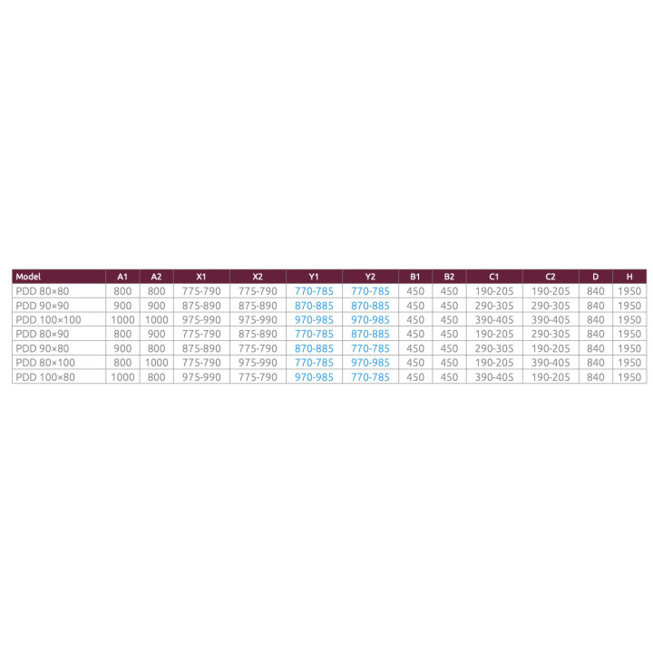 Półokrągła kabina prysznicowa Radaway Idea Black PDD, 80x80cm, drzwi rozsuwane, szkło przejrzyste, profil czarny