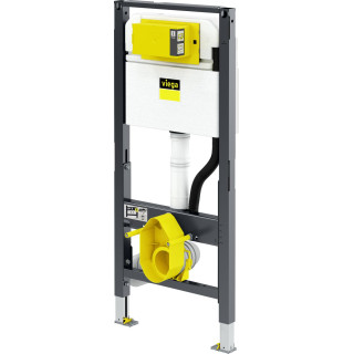 Stelaż podtynkowy WC Viega Prevista Dry, 1120mm, z przyłączem dla toalety myjącej