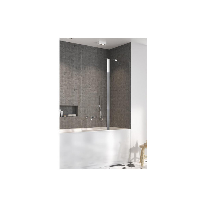 Parawan nawannowy Radaway Nes PNJ 100, lewy, szkło przejrzyste, 100x150cm, profil chrom