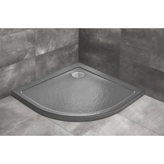 Brodzik akrylowy, półokrągły Radaway DOROS A 90x90, biały