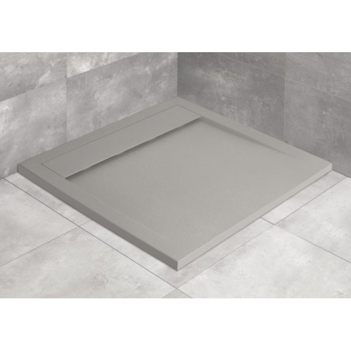 Brodzik Radaway Teos C, 100x100, antracytowy