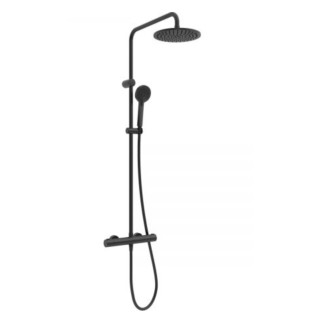 Zestaw prysznicowy Oltens Atran (S) z baterią termostatyczną, kwadratowa deszczownica, chrom