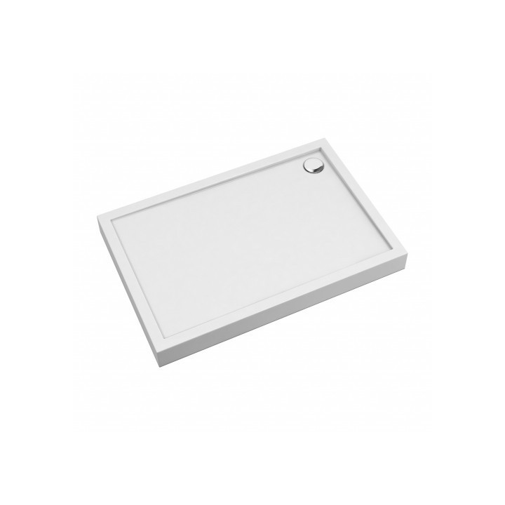 Wanna wolnostojąca Omnires Marble+ Siena 160,5 cm, biały połysk